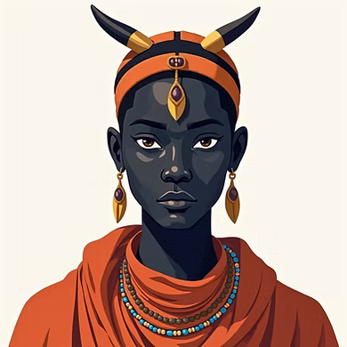 Maasai Warrior Portrait