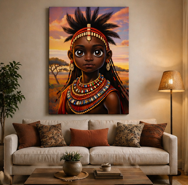 african child draw